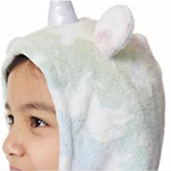 32 Degrees Heat Unicorn Pajama Glow In The Dark Girls Lounge Hoodie - Picture 3 of 6